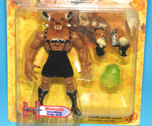 HERCULES THE LEGENDARY JOURNEYS MINOTAUR MOC MOSC US CARD 1996 TOY BIZ