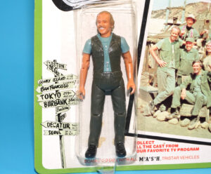 M A S H MASH 4077TH 3 3/4 ACTION FIGURE B.J. MOC MOSC US CARD 1982 TRISTAR INTERNATIONAL LTD