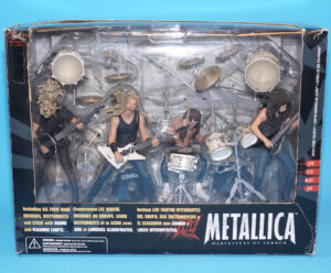 METALLICA HARVESTER OF SORROW STAGE SET & FIGURES COMPLETE BOXED BOX SET 2001 MCFARLANE SPAWN.COM