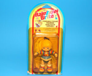 RAINBOW BRITE POSEABLE FIGURE No. 2705 RAINBOW BRITE MOC MOSC SEALED EURO CARD 1983 MATTEL