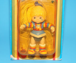 RAINBOW BRITE POSEABLE FIGURE No. 2705 RAINBOW BRITE MOC MOSC SEALED EURO CARD 1983 MATTEL