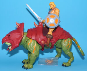 MOTU MASTERS OF THE UNIVERSE MASTERVERSE REVELATION BATTLE CAT & HE-MAN 100% COMPLETE 2021 MATTEL