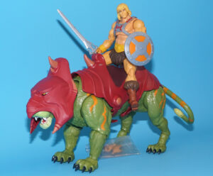 MOTU MASTERS OF THE UNIVERSE MASTERVERSE REVELATION BATTLE CAT & HE-MAN 100% COMPLETE 2021 MATTEL