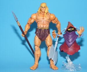 MOTU MASTERS OF THE UNIVERSE MASTERVERSE REVELATION SAVAGE HE-MAN & ORKO NEAR COMPLETE 2021 MATTEL