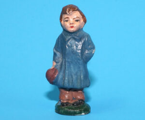 MODEL TOY FIGURE CHURCHGOER GIRL 1:25 SCALE 1955 MAROLIN E. GERMANY LINEOL ELASTOLIN