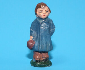 MODEL TOY FIGURE CHURCHGOER GIRL 1:25 SCALE 1955 MAROLIN E. GERMANY LINEOL ELASTOLIN