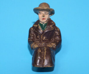 MODEL TOY FIGURE REMOTE CONTROL SEDAN CONVERTIBLE SPARE DRIVER FIGURE 1948 ARNOLD US ZONE GERMANY ELASTOLIN