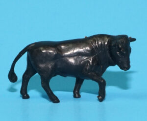 MATCHBOX ORIGINAL SPARE PART SUPERFAST #71 CATTLE TRUCK BULL FIGURE 1976 LESNEY ENGLAND