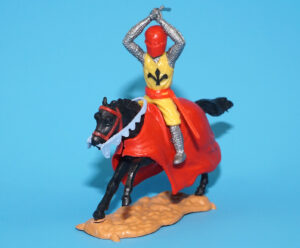 TIMPO TOYS SWOPPETS MEDIEVAL SERIES HELM KNIGHT 1960s ENGLAND BRITAINS ELASTOLIN