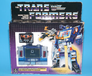 TRANSFORMERS G1 DECEPTICON COMMUNICATORS SOUNDWAVE COMPLETE BOXED EURO BOX 1984 HASBRO