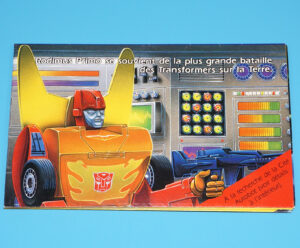 TRANSFORMERS G1 CATALOG KATALOG 1988 MAIL ORDER FRANCE HASBRO