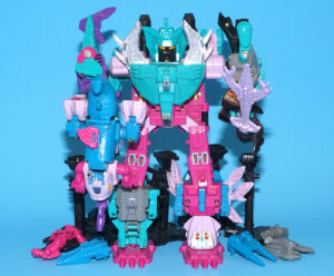 TRANSFORMERS G1 SEACONS PIRANACON COMBINER 100% COMPLETE & ORIGINAL 1988 HASBRO