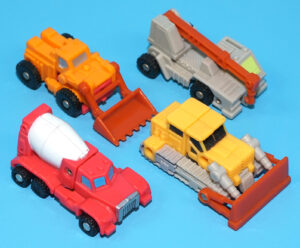 TRANSFORMERS G1 MICROMASTER CONSTRUCTION PATROL 100% COMPLETE & ORIGINAL 1989 HASBRO