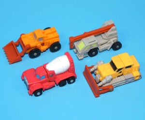 TRANSFORMERS G1 MICROMASTER CONSTRUCTION PATROL 100% COMPLETE & ORIGINAL 1989 HASBRO