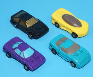 TRANSFORMERS G1 MICROMASTER SPORTS CAR PATROL 100% COMPLETE & ORIGINAL 1989 HASBRO