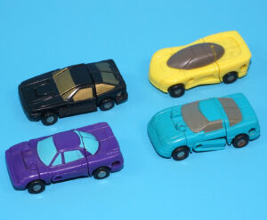 TRANSFORMERS G1 MICROMASTER SPORTS CAR PATROL 100% COMPLETE & ORIGINAL 1989 HASBRO