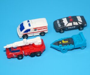 TRANSFORMERS G1 MICROMASTER RESCUE PATROL 100% COMPLETE & ORIGINAL 1989 HASBRO