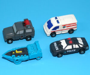 TRANSFORMERS G1 MICROMASTER RESCUE PATROL 100% COMPLETE & ORIGINAL 1989 HASBRO