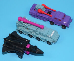 TRANSFORMERS G1 MICROMASTER BATTLE SQUAD NEAR COMPLETE & ORIGINAL 1990 HASBRO