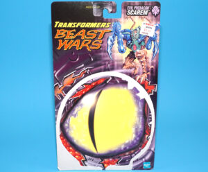 TRANSFORMERS BEAST WARS CARDBACK UNCUT FILE CARD BASIC CLASS SCAREM TRANSMETALS 2 1999 HASBRO