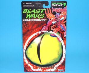 TRANSFORMERS BEAST WARS CARDBACK UNCUT FILE CARD BASIC CLASS CLAW JAW 1997 HASBRO