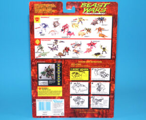 TRANSFORMERS BEAST WARS CARDBACK UNCUT FILE CARD DELUXE CLASS RHINOX 1996 HASBRO