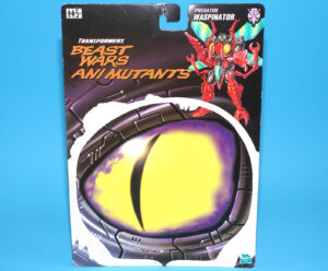 TRANSFORMERS BEAST WARS CARDBACK UNCUT FILE CARD DELUXE CLASS WASPINATOR TRANSMETALS 1998 HASBRO