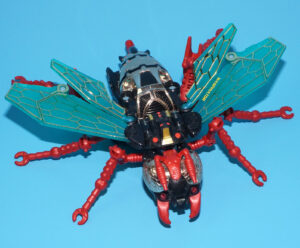 TRANSFORMERS BEAST WARS DELUXE CLASS WASPINATOR TRANSMETALS 100% COMPLETE 1998 HASBRO