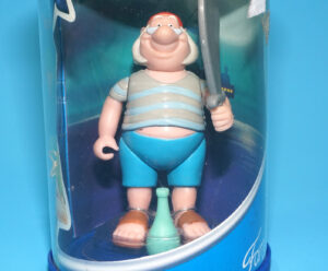 DISNEY HEROES PETER PAN ACTION FIGURE PIRATE SMEE 100% COMPLETE MIB TUB BOX 2003 FAMOSA