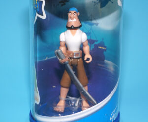 DISNEY HEROES PETER PAN ACTION FIGURE PIRATE 100% COMPLETE MIB TUB BOX 2003 FAMOSA