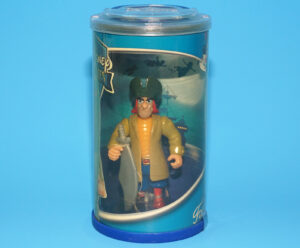DISNEY HEROES PETER PAN ACTION FIGURE PIRATE JUKES 100% COMPLETE MIB MISB TUB BOX 2003 FAMOSA