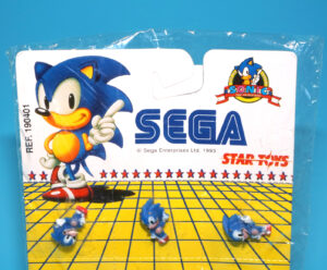 SEGA SONIC THE HEDGEHOD LAPEL PIN MOC MOSC SEALED PACK 1993 STAR TOYS