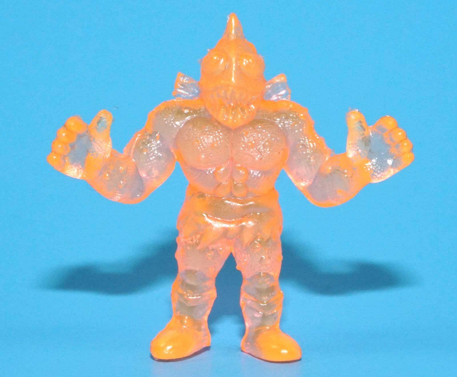 EXOGINI MUSCLE MEN DINOSAURO ORANGE TRANSPARENT 1987 OTTO SIMON DUTCH PANOSH EL GRECO