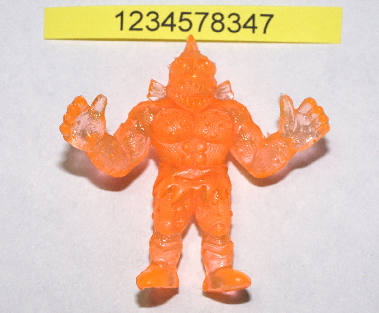 EXOGINI MUSCLE MEN DINOSAURO ORANGE TRANSPARENT 1987 OTTO SIMON DUTCH PANOSH EL GRECO - Image 4