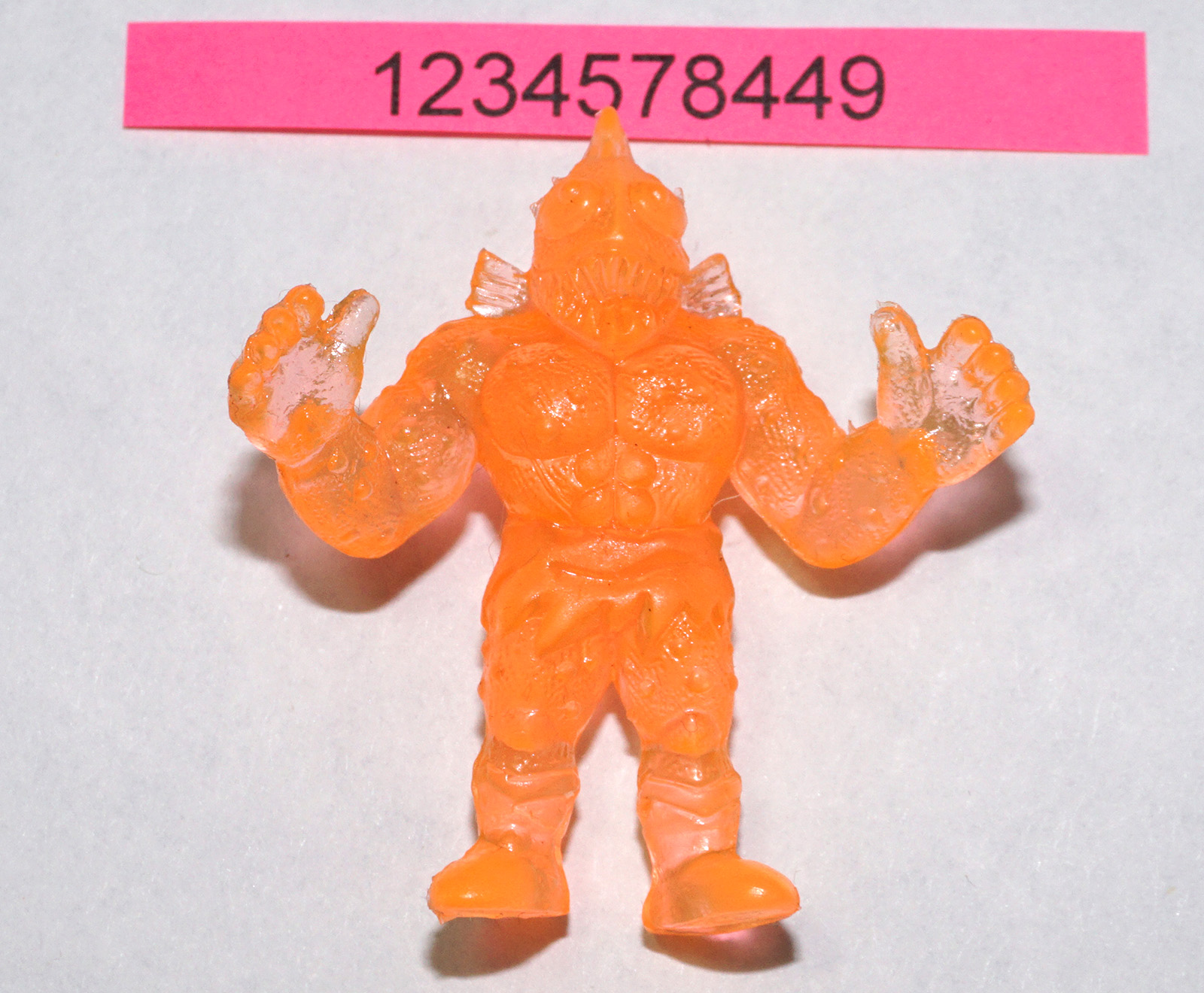 EXOGINI MUSCLE MEN DINOSAURO ORANGE TRANSPARENT 1987 OTTO SIMON DUTCH PANOSH EL GRECO - Image 4