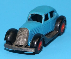 BRITAINS LILLIPUT LV602 SALOON CAR PLASTIC HUBS PVC TYRES 1956 BRITAINS LTD ENGLAND
