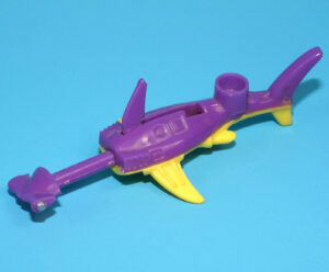MIGHTY MAX ORIGINAL SPARE PART PLAYSET SKULL MOUNTAIN HAMMERHEAD SHARK SUB 1992 BLUEBIRD TOYS