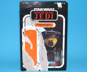 STAR WARS ROTJ PRINCESS LEIA ORGANA BOUSHH DISGUISE CARDBACK CARD 65-BACK 1983 KENNER