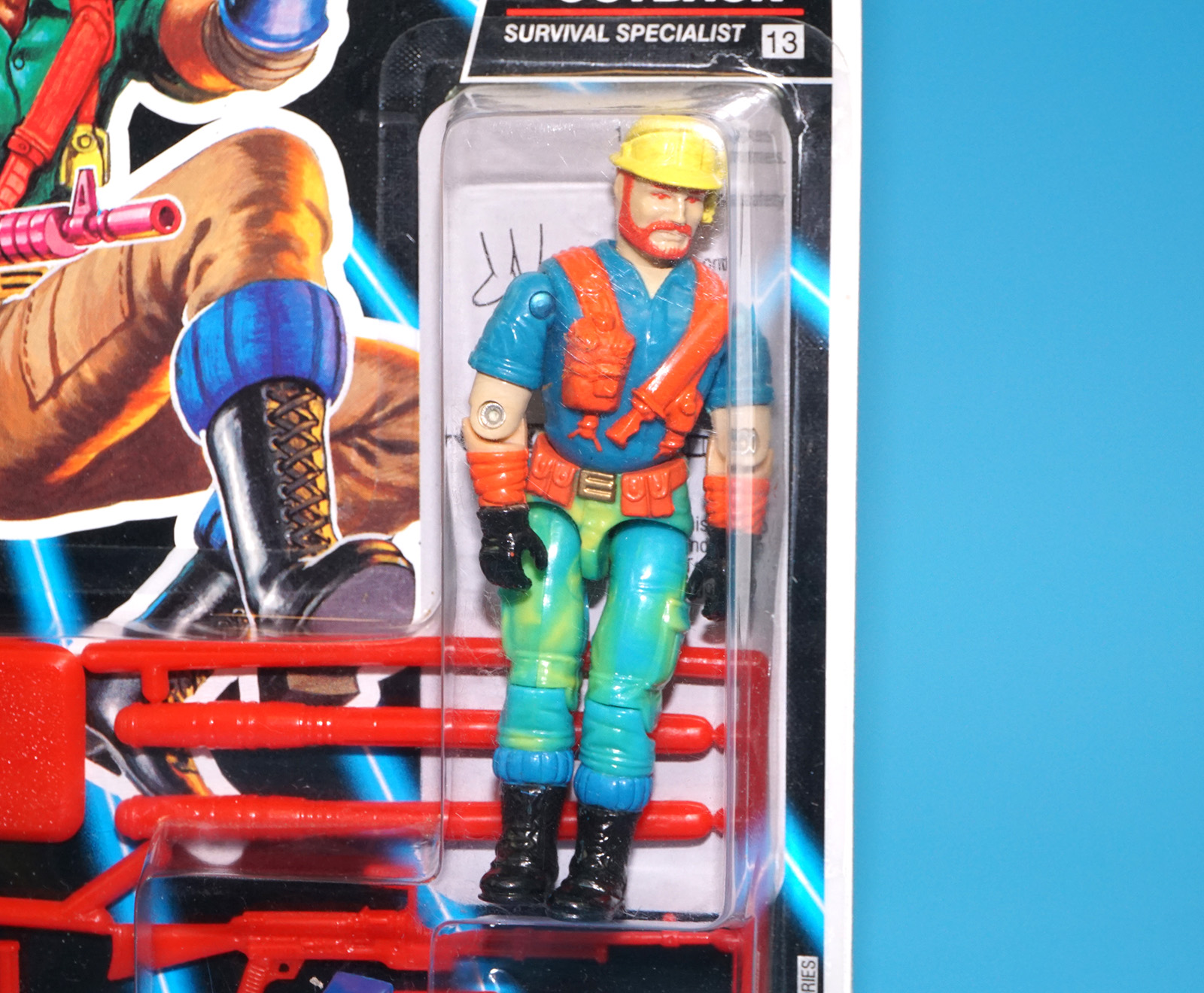 1993 GI JOE BATTLE CORPS OUTBACK v4 ECO FORCE MOC MOSC US CARD 1992 HASBRO - Image 2