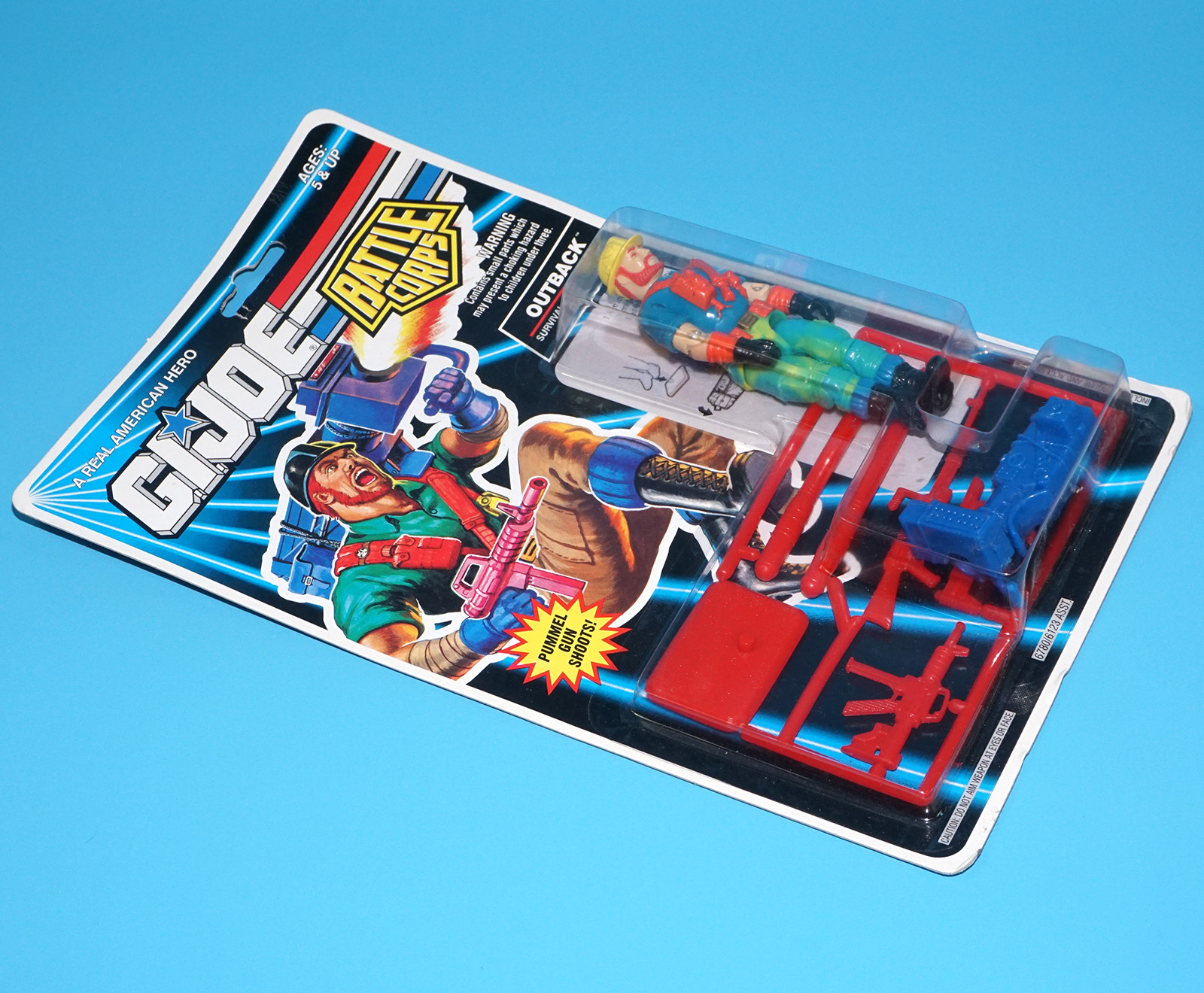 1993 GI JOE BATTLE CORPS OUTBACK v4 ECO FORCE MOC MOSC US CARD 1992 HASBRO - Image 3