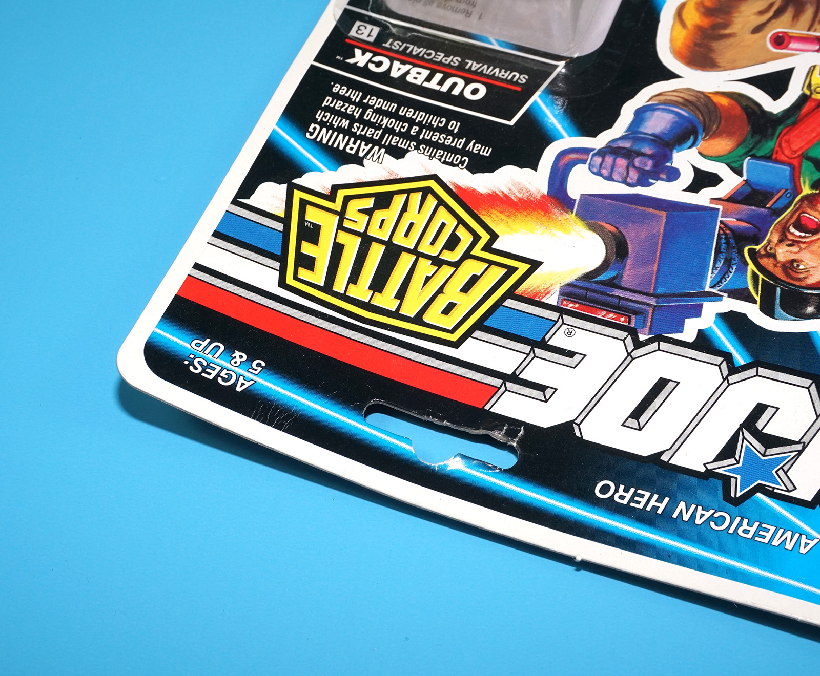 1993 GI JOE BATTLE CORPS OUTBACK v4 ECO FORCE MOC MOSC US CARD 1992 HASBRO - Image 5