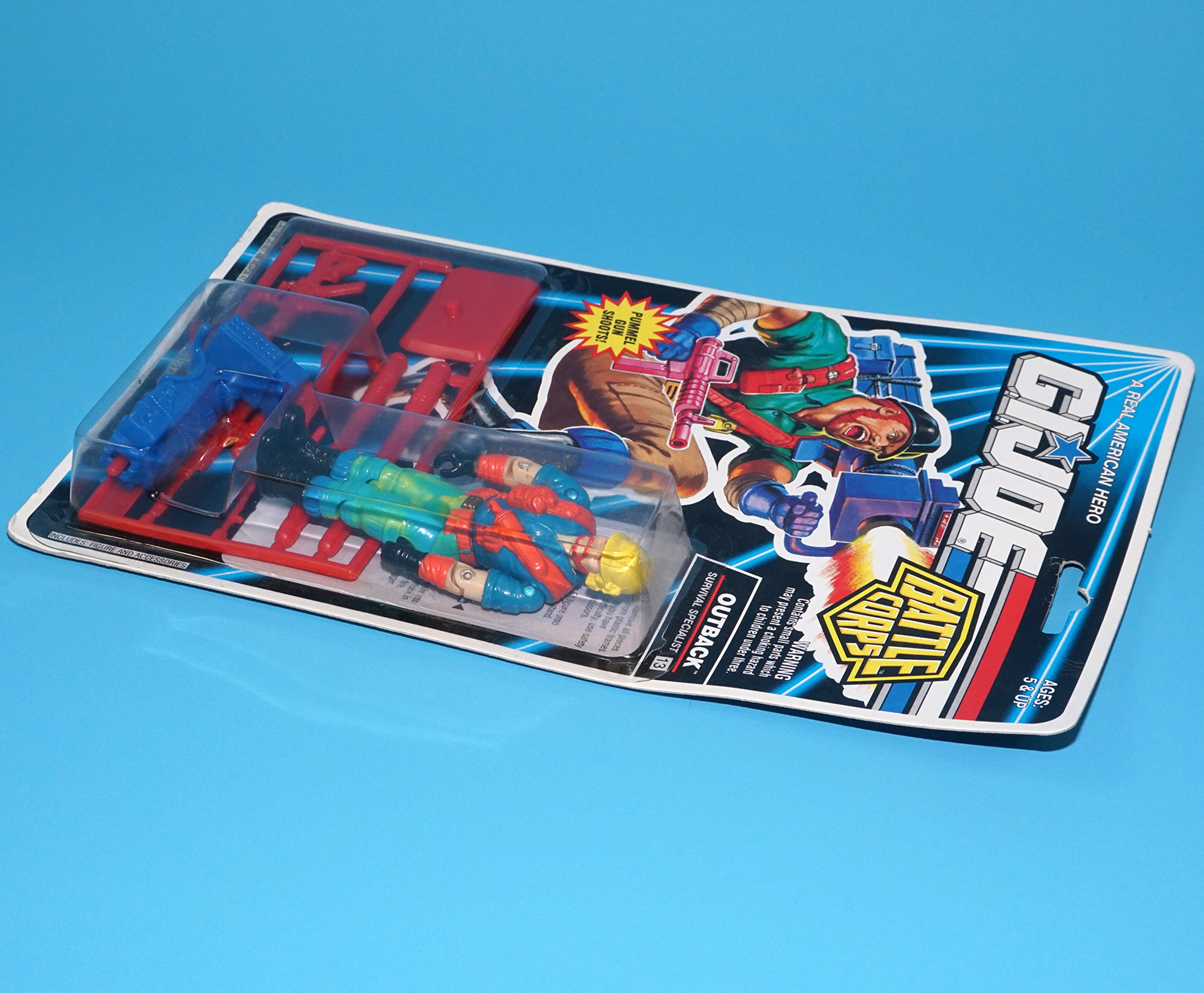 1993 GI JOE BATTLE CORPS OUTBACK v4 ECO FORCE MOC MOSC US CARD 1992 HASBRO - Image 6