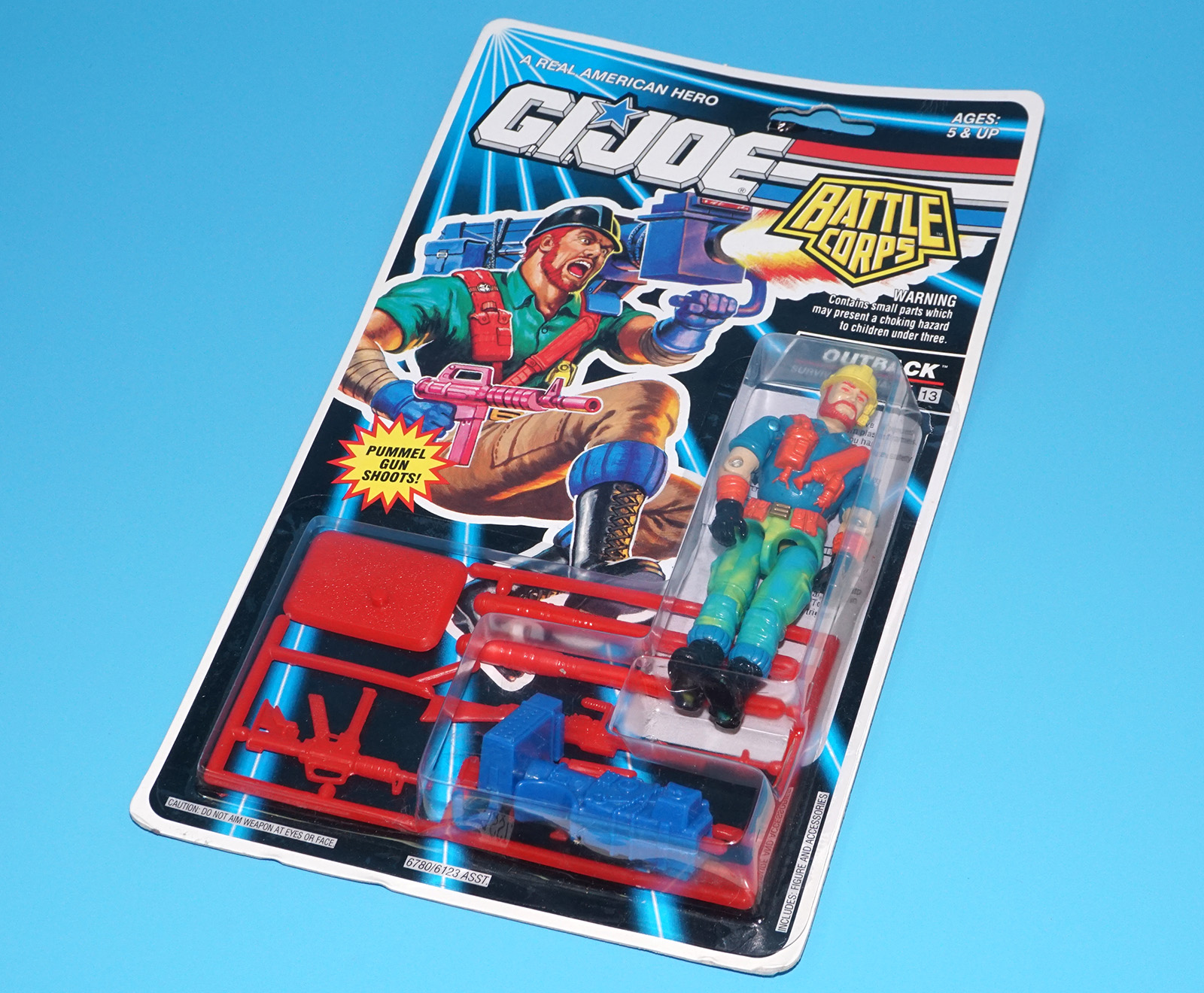 1993 GI JOE BATTLE CORPS OUTBACK v4 ECO FORCE MOC MOSC US CARD 1992 HASBRO - Image 7