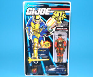 1993 GI JOE BATTLE CORPS BARRICADE v2 MOC MOSC US CARD HASBRO