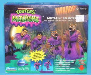 TMNT TEENAGE MUTANT NINJA TURTLES MUTATIONS MUTATIN’ SPLINTER MIB MISB SEALED US BOX 1992 PLAYMATES