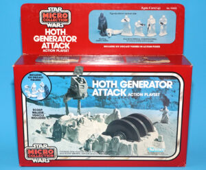 STAR WARS MICRO COLLECTION HOTH GENERATOR ATTACK ACTION PLAYSET MIB MISB NRFB SEALED US BOX 1982 KENNER