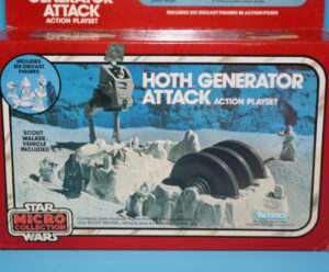 STAR WARS MICRO COLLECTION HOTH GENERATOR ATTACK ACTION PLAYSET MIB MISB NRFB SEALED US BOX 1982 KENNER