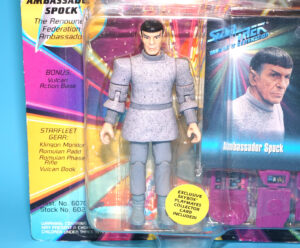 STAR TREK TNG NEXT GENERATION AMBASSADOR SPOCK MOC MOSC US CARD 1993 PLAYMATES