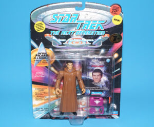 STAR TREK TNG NEXT GENERATION CAPTAIN PICARD AS ROMULAN MOC MOSC US CARD 1994 PLAYMATES