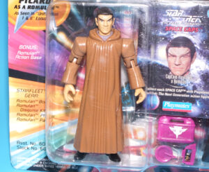 STAR TREK TNG NEXT GENERATION CAPTAIN PICARD AS ROMULAN MOC MOSC US CARD 1994 PLAYMATES